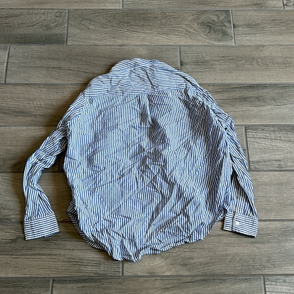 Rails stripe button front shirt with pearls - Picture 5 of 5